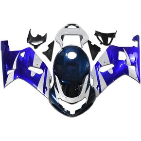 MC Blue White Complete Fairing Fit for 2001 2002 2003 GSXR 600/750 GSX-R 600 750 Injection Mold ABS Plastics New Bodywork 01 02 03 M95 in Kuwait