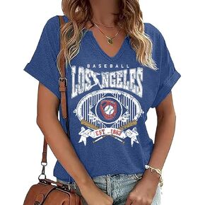 Baseball Shirts for Women Game Day Fan Shirt Baseball Mom Tshirt Casual Gifts Short Sleeve Tops in Kuwait