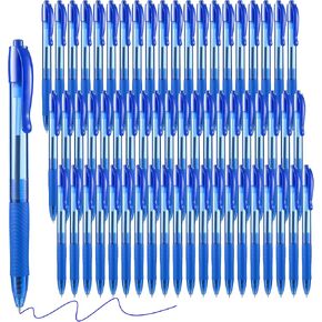 Aozora Pens Bulk 60 Pack Red Click Pens Retractable Ballpoint Pens Medium Point,Smooth Ink Pen Soft Grip for Journaling School Office Supplies 1.0MM Red Ink in Kuwait