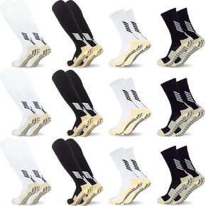 12packs High Comfort Snti-slip Grip Soccer Socks for Men and Women in Kuwait