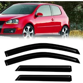 Rain Guards fit 09-14 Volkswagen 2010 2011 2012 2013 2014 4PC Window Visors Vent Shade Deflector in Kuwait