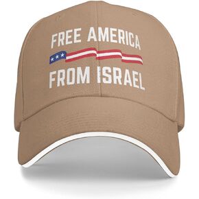 Free America from Israel hat Baseball Cap Navy in Kuwait