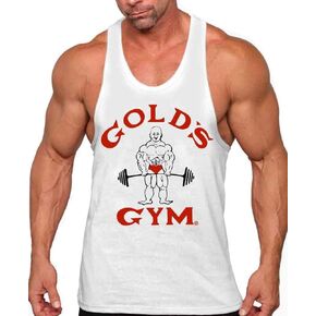 Gold's Gym Tank Top - Official Licensed - TT-2 (XXL, White) in Saudi Arabia