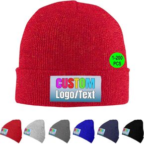قبعات صغيرة مخصصة للرجال والنساء صمم شعارك الخاص قبعة محبوكة مخصصة للجنسين قبعات شتوية سكولي in Kuwait