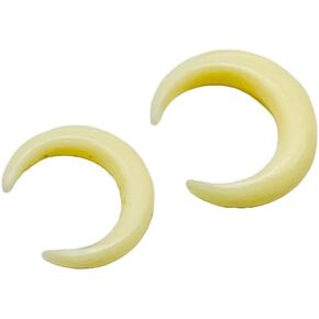 Synthetic Bone Tribal Septum Crescent Pincher | Handcrafted Organic Look Nose Ring | Tribal Style Body Piercing Jewelry | Septum Pincher for Men & Women in Kuwait