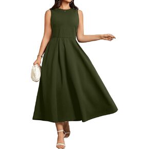 RWJ Plus Size Dresses for Women Summer 2026 Elegant Classy Sleeveless A Line Formal Wedding Guest Cocktail Dress Pocket in Kuwait