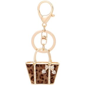 Keychain Handbag Pendant Keyring Rhinestone Crystal Metal Key Ring Charm Jewellery Christmas Birthday Valentine's Day Gift Key Chain Key Ring Holder for Women in Saudi Arabia