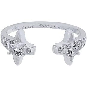 ZHAOZHAO Open Ring of Saturn for Women - Colorful Shining Zircon Saturn Rings in Saudi Arabia