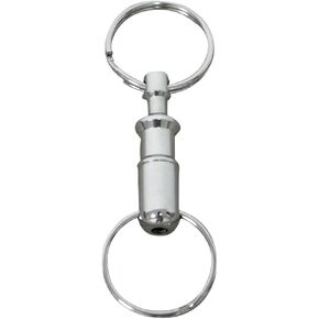 Quick Release Detachable Double Rings Keychain Dual-Ring Pull Apart Key Ring Separate Chains Removable Lock Holder in Saudi Arabia
