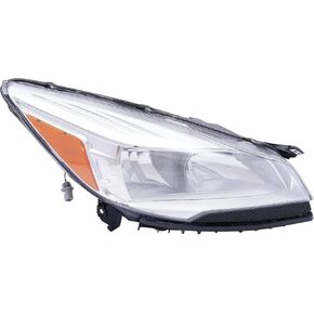 Front Halogen Headlight Assembly Compatible Left+Right Side Driver & Passenger Head Lights Direct Replacement Headlamps Perfect Match Car Assy Set for 2013 2014 2015 2016 Ford Escape (Right) in Kuwait