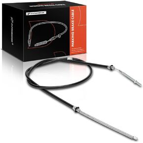 A-Premium Rear Passenger Side Parking Brake Cable Assembly Compatible with Chevrolet, GMC Models: C3500 1990-2000, C3500HD 1991, K3500 1990-2000 - Replace# 15023394 in Kuwait