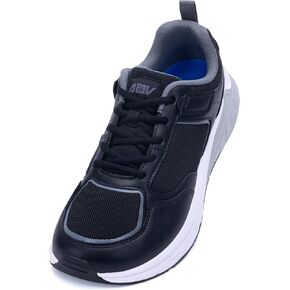 Men's Wide Toe Box Walking Shoes Arch Support Mens Wide Sneakers for Plantar Fasciitis Flat Feet Heel Pain Relief US 8-13 in Kuwait