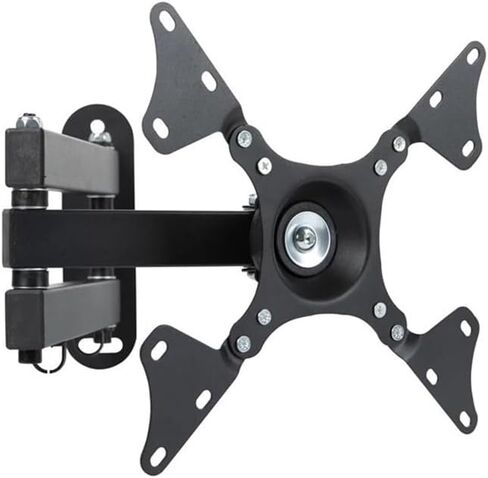 حامل شاشة، حامل تلفزيون على الحائط لشاشات LCD مقاس 14-32 بوصة - دعامة دوارة قابلة للتعديل in Kuwait