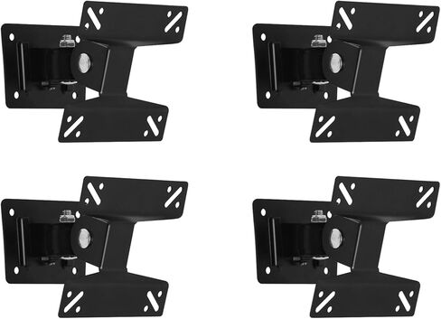 حامل تثبيت على الحائط عالمي قابل للتعديل 4X لشاشات LCD LED مقاس 15-27 بوصة، ودعامة تلفزيون قابلة للسحب، وحامل حائط قابل لضبط الارتفاع لتجربة مشاهدة مثالية in Kuwait