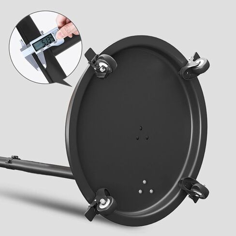 حامل تلفزيون متنقل - مع صينية لوحة مفاتيح وشاشة كمبيوتر وشاشة كمبيوتر وحامل دوار أفقي ورأسي وعربة متنقلة على الأرض in Kuwait