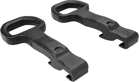 Front Tow Hooks Compatible with 2019-2026 Ram 2500/3500 Truck Recovery Replacement for 68349551AD Black Steel (Set of 2) in Kuwait