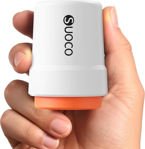 SUOCO Travel Vacuum Pump for Vacuum Storage Bags, Mini USB Rechargeable Portable Cordless Electric Pump for Compression Seal Space Saver Bags (Storage Bags Not Included), Grey in Kuwait