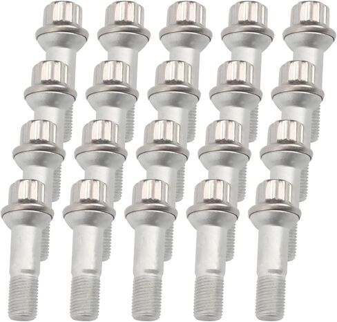 Set of 20, 0009905307 14mm x 1.5 Wheel Lug Bolt OE Factory Wheel Compatible with Mercedes W220 W204 W164 W251 in Saudi Arabia