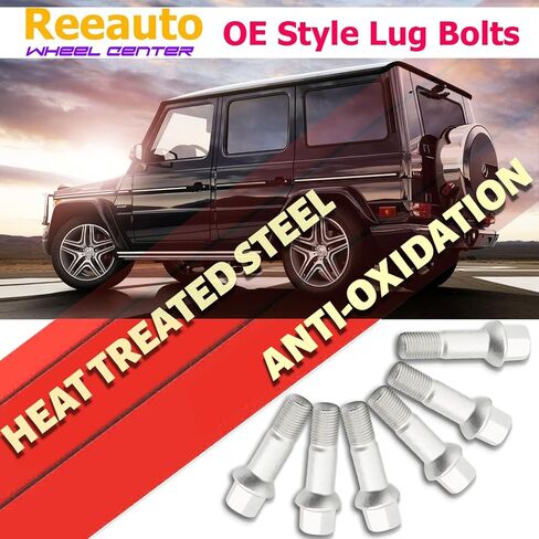 Set of 20, 0009905307 14mm x 1.5 Wheel Lug Bolt OE Factory Wheel Compatible with Mercedes W220 W204 W164 W251 in Saudi Arabia