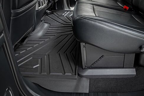 Rough Country Front Flex-Fit Floor Mats for Ford F-250/F-350 SuperDuty (2017-2024) - Non-Slip TPE Rubber Mat, Waterproof, Front Set in Saudi Arabia
