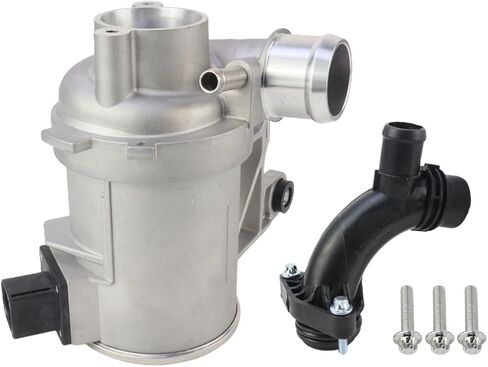 MUNIK Water Pump + Connector For Mercedes-Benz CLS260, C180, C200, C300, E200, E260, E300, GLC200, GLC300, SLC200, SLC260, SLC300 Peat# 2742000207, 2742000256 in Saudi Arabia