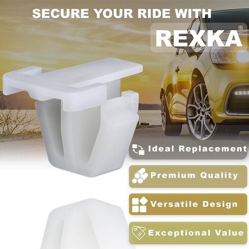 10 قطع من مشابك قولبة جانبية للجسم من Rexka لسيارة Honda Acura 75305-S0A-003 Civic CR-V Odyssey RL TL in Kuwait