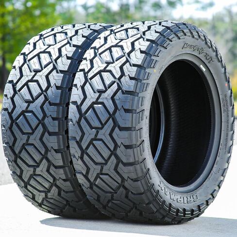 Gripmax MaxGrip R/T All-Terrain Mud Off-Road Light Truck Radial Tire-33X12.50R20LT 33X12.50X20 33X12.50-20 119Q Load Range F LRF 12-Ply BSW Black Side Wall in Kuwait