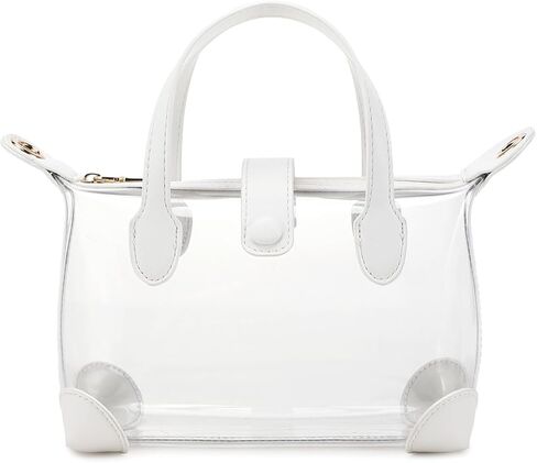 Clear Purse Handbag See Through Small Crossbody Bag Stadium Approved Clear Bag for Concerts Sports Events in Kuwait