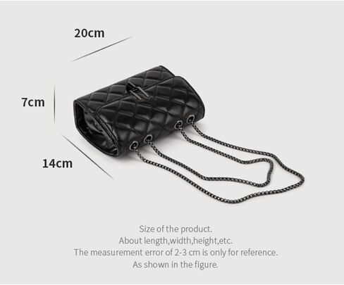 Women's Crossbody Bag, Small Lady Handbag with Metal Chain, Shoulder Bag, Elegant Evening/Festival/Phone Clutch for Women, Christmas Gift,Birthday Gift in Saudi Arabia