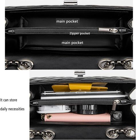 Women's Crossbody Bag, Small Lady Handbag with Metal Chain, Shoulder Bag, Elegant Evening/Festival/Phone Clutch for Women, Christmas Gift,Birthday Gift in Saudi Arabia