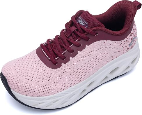 Wide Walking Shoes for Women Arch Support Sneakers Plantar Fasciitis Orthotic Tennis Shoes for Foot Pain Relief, US Size 6-11 in Saudi Arabia