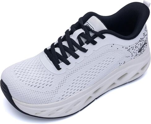 Wide Walking Shoes for Women Arch Support Sneakers Plantar Fasciitis Orthotic Tennis Shoes for Foot Pain Relief, US Size 6-11 in Saudi Arabia