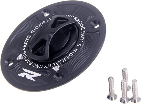 Keyless Gas Cap Fuel Tank Cover For Suzuki GSXR 600 GSXR-750 From 1994-to 2003 | GSXR1000 2001 2002 (Black) in Kuwait