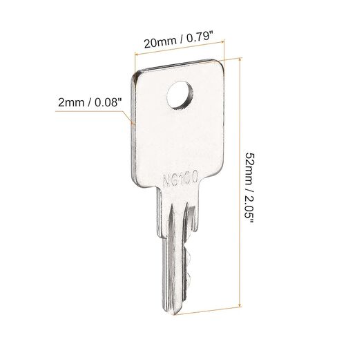uxcell Heavy Equipment Key, Machinery Ignition Keys for Lifts Tractors (Part Number NG100) 2Pcs in Saudi Arabia