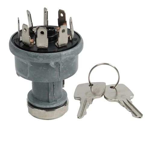 Ignition Switch with 2 Keys RE45963 Compatible with John Deere Tractors 4200 4300 4400 4500 4600 4700 5200 5300 5400 5500 5600 5700 5605 5705 6300 6500, 6600 7500 7505 in Kuwait