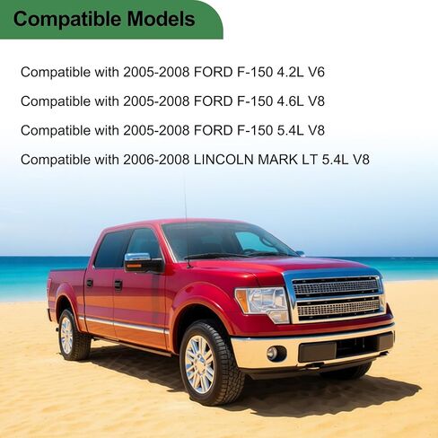 2 قطعة مستشعر سرعة العجلات الأمامية اليسرى واليمنى ABS متوافق مع Ford F-150 2005-2008 Ford Lobo 2004-2007، لينكولن مارك LT 2006-2008 استبدال 7L3Z2C204A ALS1712 ALS917 in Kuwait