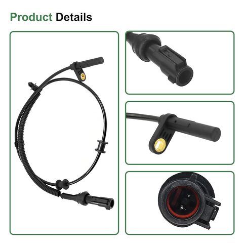 2 قطعة مستشعر سرعة العجلات الأمامية اليسرى واليمنى ABS متوافق مع Ford F-150 2005-2008 Ford Lobo 2004-2007، لينكولن مارك LT 2006-2008 استبدال 7L3Z2C204A ALS1712 ALS917 in Kuwait