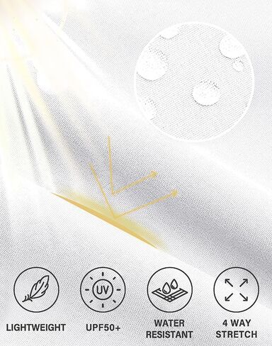 JWM Men's 9" Hiking Cargo Shorts -White L in Kuwait