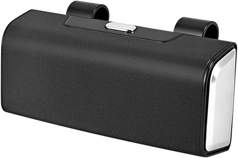 Car Sunglasses Holder for Sun Visor, Button Leather Eyeglass Hanger and Interior Storage Box in Saudi Arabia