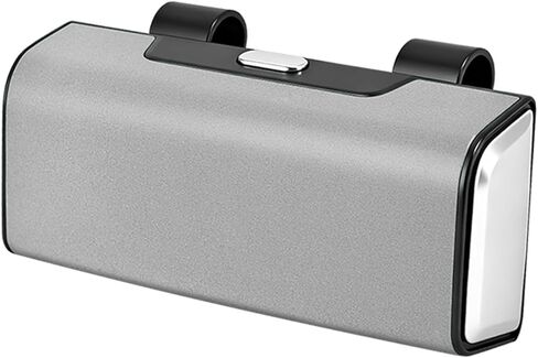 Car Sunglasses Holder for Sun Visor, Button Leather Eyeglass Hanger and Interior Storage Box in Kuwait