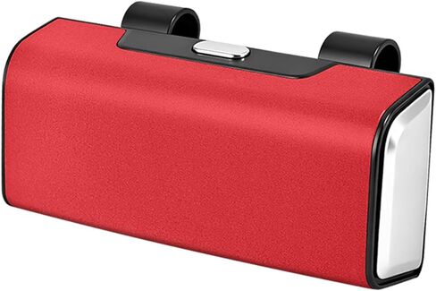 Car Sunglasses Holder for Sun Visor, Button Leather Eyeglass Hanger and Interior Storage Box in Saudi Arabia