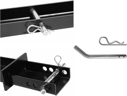 4 Pack Heavy-Duty Adjustable C Channel Pipe Stakes for Flatbed Trailer Hauler, 30'' Adjustable Bolt-On Anti-Loss Trailer Stake Sides Rail in Kuwait