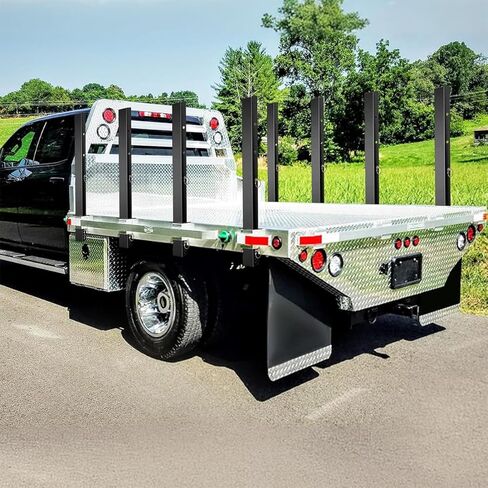 4 Pack Heavy-Duty Adjustable C Channel Pipe Stakes for Flatbed Trailer Hauler, 30'' Adjustable Bolt-On Anti-Loss Trailer Stake Sides Rail in Kuwait