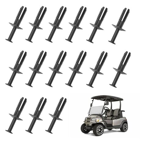 100 Pcs Plastic Fastener Push Pins Universal Fit Electric/Gas Yamaha Golf Cart X-Mas Club Cart EZGO TXT RXV Tree Rivets Clips Replace# 1010434, 16816-G1, 16816-G2, 10-9150-NS, 90269-06028 in Kuwait