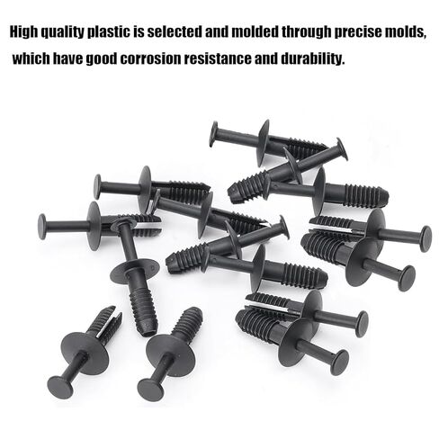 100 Pcs Plastic Fastener Push Pins Universal Fit Electric/Gas Yamaha Golf Cart X-Mas Club Cart EZGO TXT RXV Tree Rivets Clips Replace# 1010434, 16816-G1, 16816-G2, 10-9150-NS, 90269-06028 in Kuwait