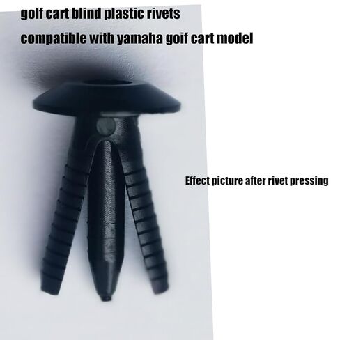 100 Pcs Plastic Fastener Push Pins Universal Fit Electric/Gas Yamaha Golf Cart X-Mas Club Cart EZGO TXT RXV Tree Rivets Clips Replace# 1010434, 16816-G1, 16816-G2, 10-9150-NS, 90269-06028 in Kuwait