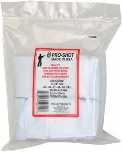 Pro Shot Products .17 Cal. / .177 Cal. 3/4-Inch SQ. 1000 Count Patches Rimfire, White (3/4-1000) in Kuwait
