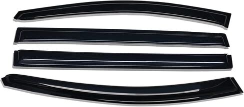 Lightronic Extra Durable Outside-Mount Auto Vent Window Visor, Fits 2011-2017 Honda Odyssey, UV Protection Rain Guard, Original Wind Deflector, No-Drill Easy Install, Dark Smoke, 4-Pcs in Saudi Arabia