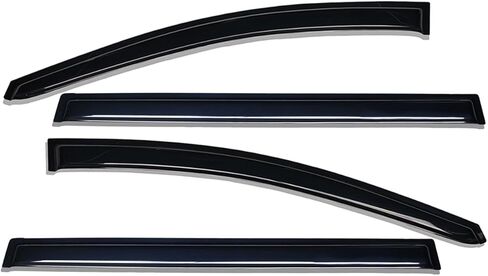 Lightronic Extra Durable Outside-Mount Auto Vent Window Visor, Fits 2011-2017 Honda Odyssey, UV Protection Rain Guard, Original Wind Deflector, No-Drill Easy Install, Dark Smoke, 4-Pcs in Saudi Arabia