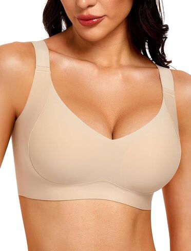 Vinfact Jelly Wireless Bras for Women No Underwire Supportive Bralettes for Women Comfort Everyday T Shirt Bra in Saudi Arabia
